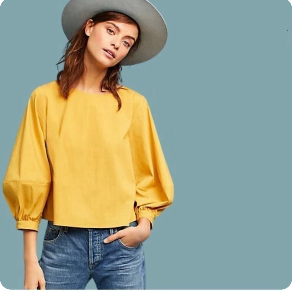Beautiful mustard yellow blouse